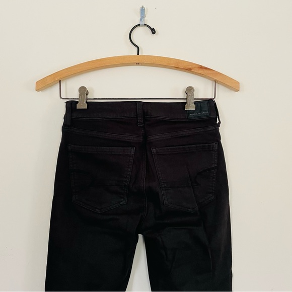 American Eagle High Waisted Black Stretch Jeans - Picture 7 of 7